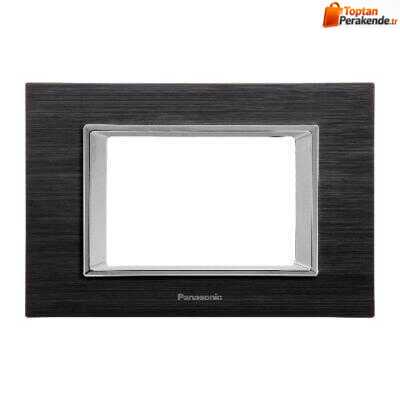 Viko Panasonic Thea Ultima Eloxal Siyah 3x2M Çerçeve
